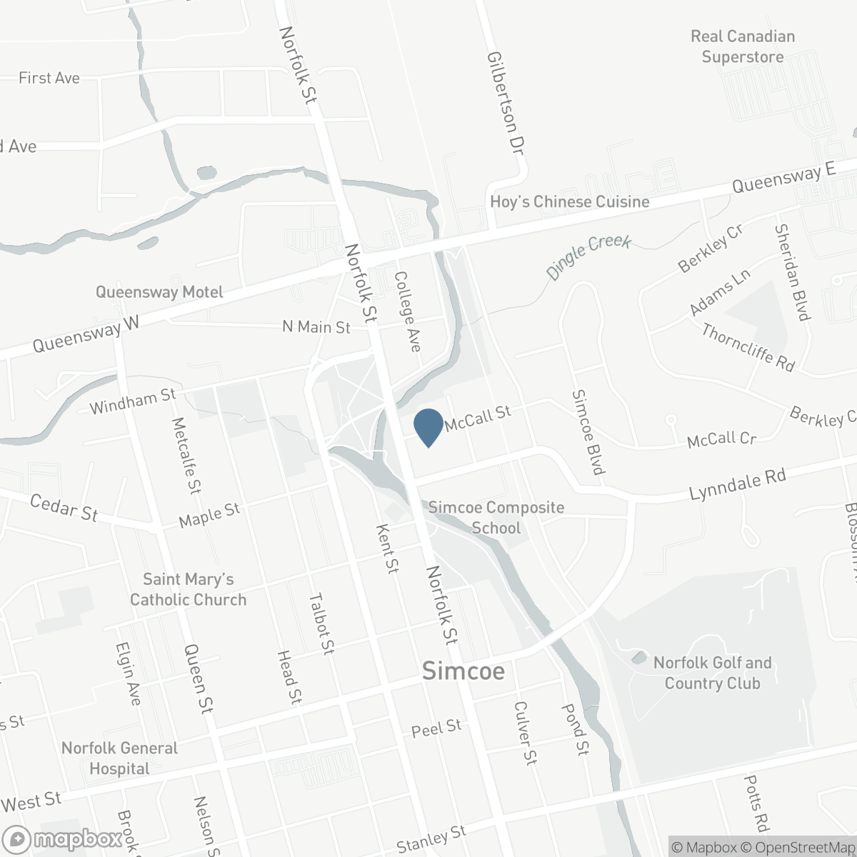 25 MCCALL Street, Simcoe, Ontario N3Y 2C5
